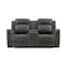 Global Furniture Usa Transitional Badlands U8517 Grey Console Reclining Loveseat 3286 - alternate 1